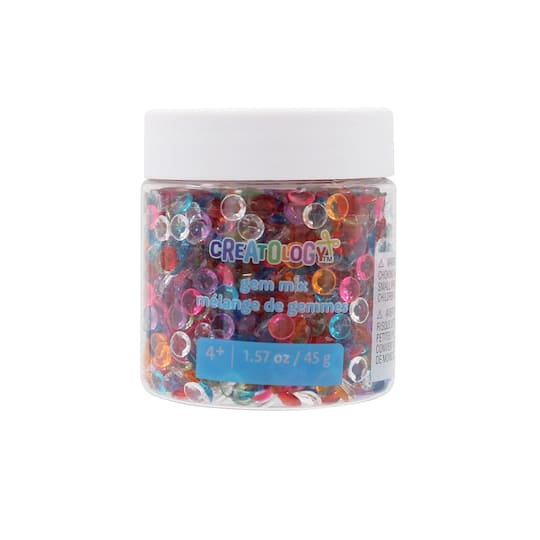 Rainbow Diamond Plastic Gem Mix by Creatology™